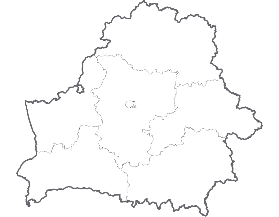 Карта объектов в Беларуси