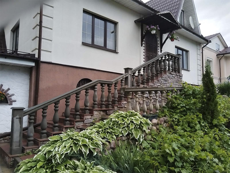 Ремон балюстрады из бетона После